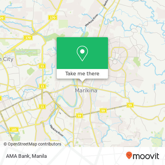 AMA Bank map