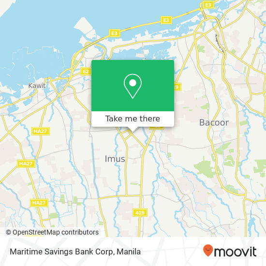 Maritime Savings Bank Corp map