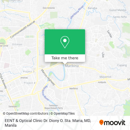 EENT & Optical Clinic Dr. Diony O. Sta. Maria, MD map