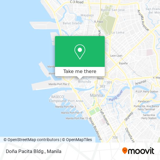 Doña Pacita Bldg. map