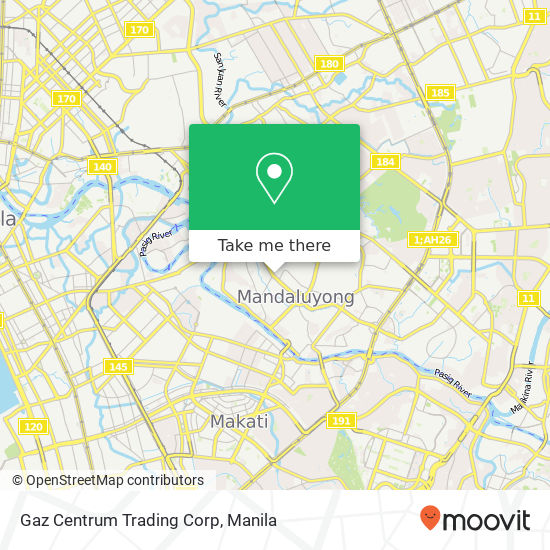 Gaz Centrum Trading Corp map