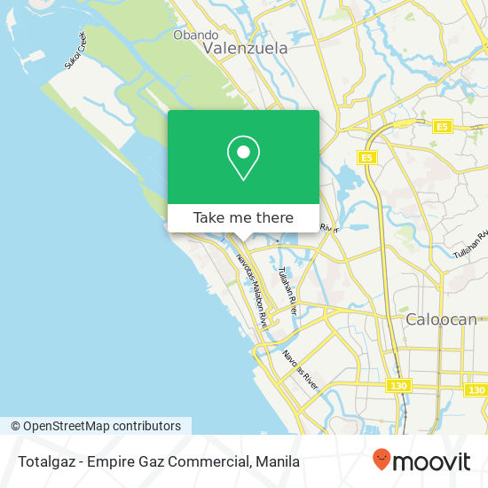 Totalgaz - Empire Gaz Commercial map