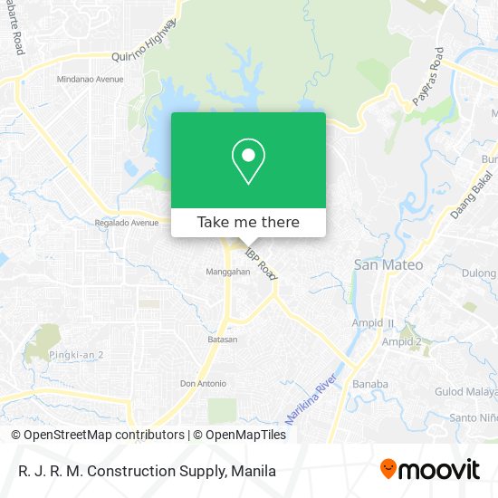 R. J. R. M. Construction Supply map