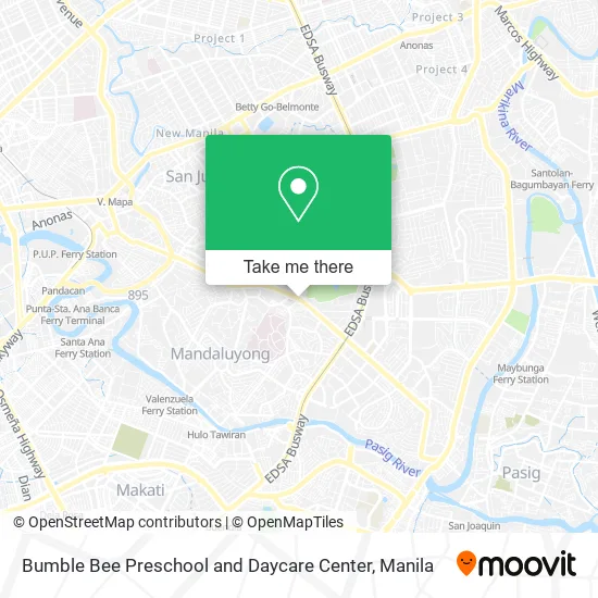 Bumble Bee Preschool and Daycare Center map