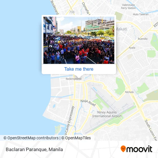 Baclaran Paranque map