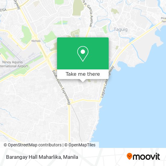 Barangay Hall Maharlika map