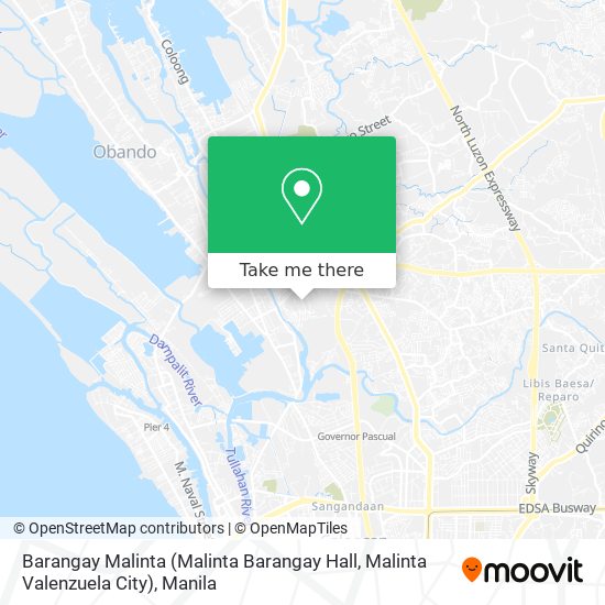 Barangay Malinta (Malinta Barangay Hall, Malinta Valenzuela City) map