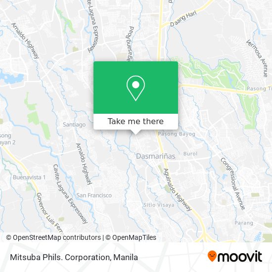 Mitsuba Phils. Corporation map