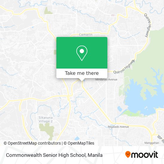 Commonwealth Senior High School map