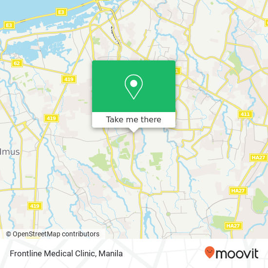Frontline Medical Clinic map