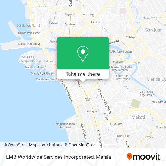 LMB Worldwide Services Incorporated map