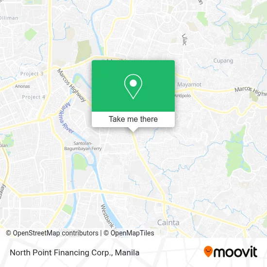 North Point Financing Corp. map