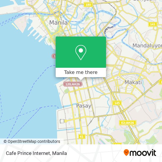 Cafe Prince Internet map