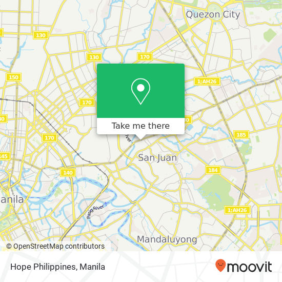 Hope Philippines map