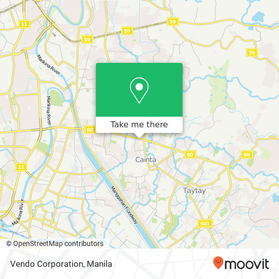 Vendo Corporation map