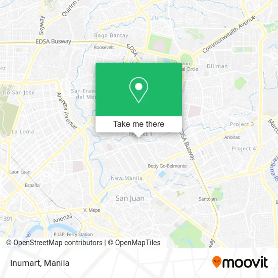 Inumart map
