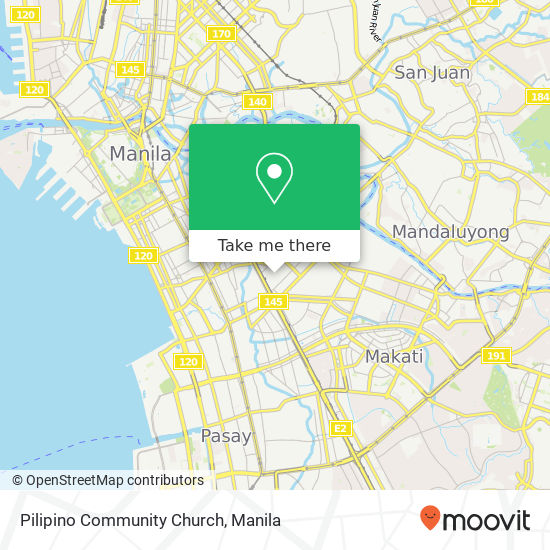 Pilipino Community Church map