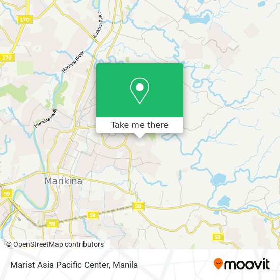 Marist Asia Pacific Center map