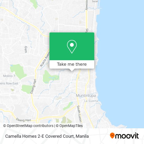 Camella Homes 2-E Covered Court map