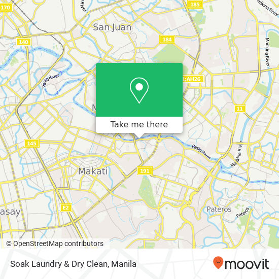 Soak Laundry & Dry Clean map