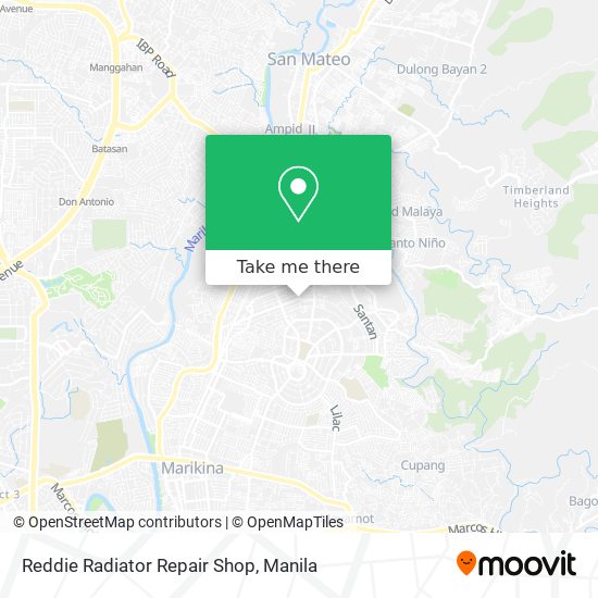 Reddie Radiator Repair Shop map