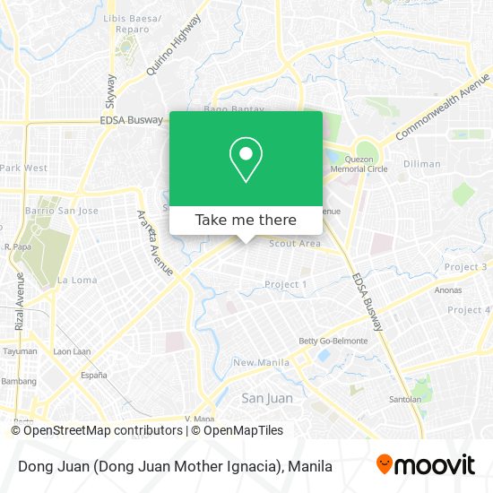 Dong Juan (Dong Juan Mother Ignacia) map