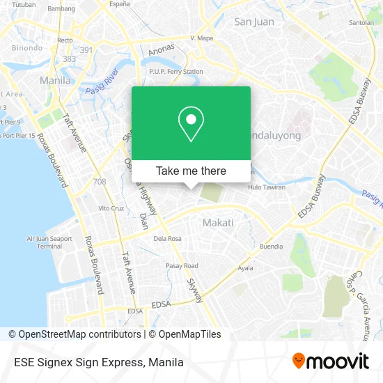 ESE Signex Sign Express map