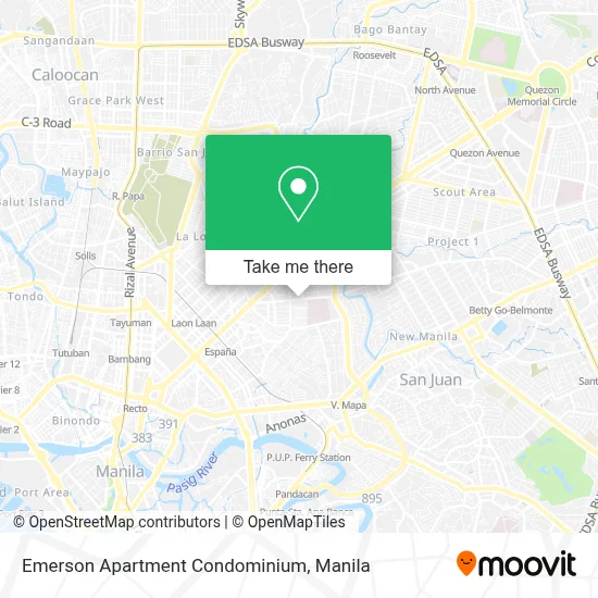 Emerson Apartment Condominium map