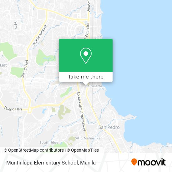 Muntinlupa Elementary School map