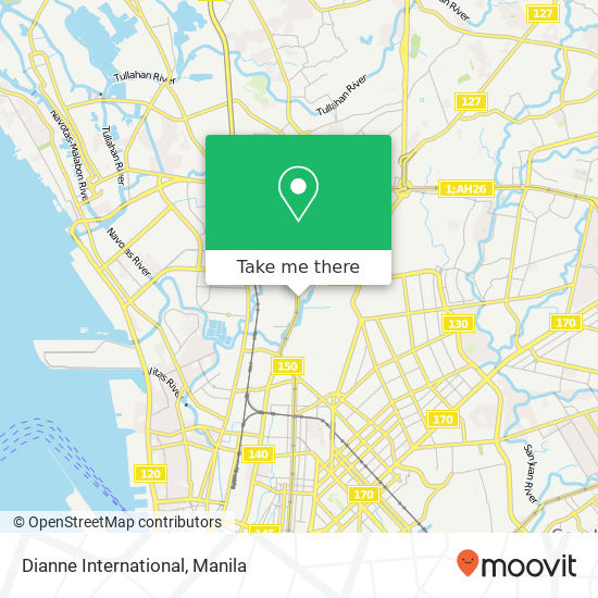 Dianne International map