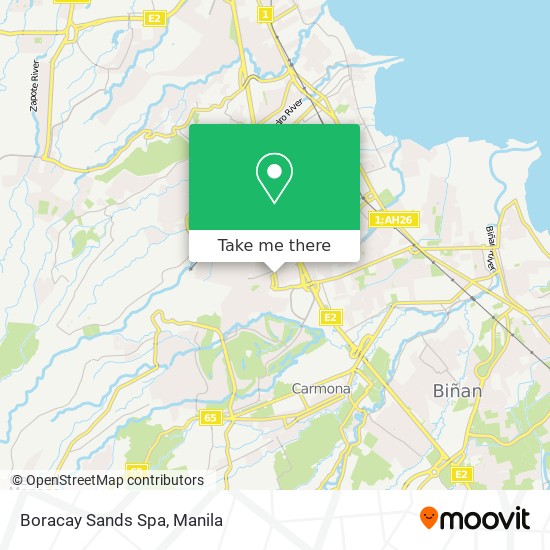 Boracay Sands Spa map