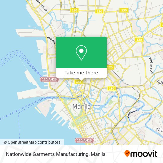 Nationwide Garments Manufacturing map