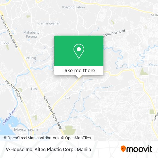 V-House Inc. Altec Plastic Corp. map