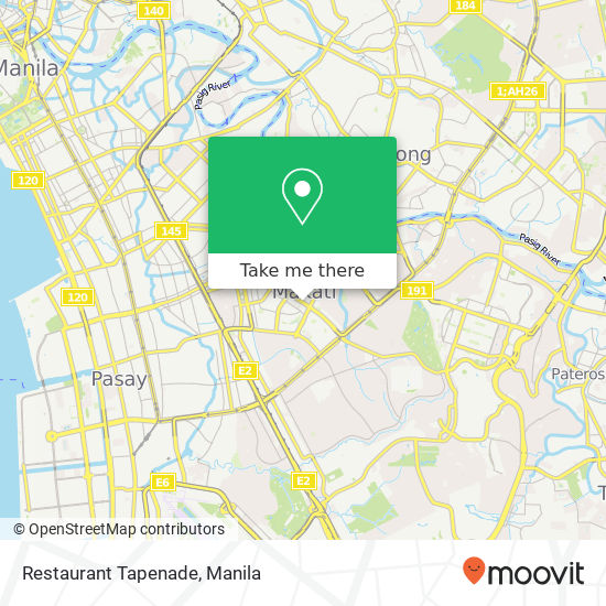 Restaurant Tapenade map