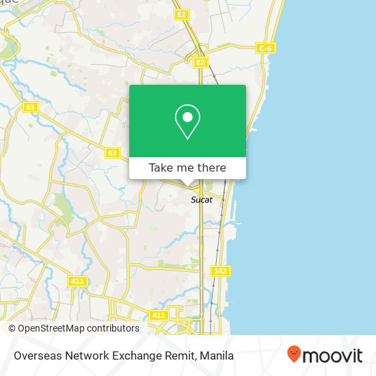 Overseas Network Exchange Remit map
