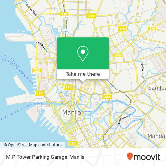 M-P Tower Parking Garage map