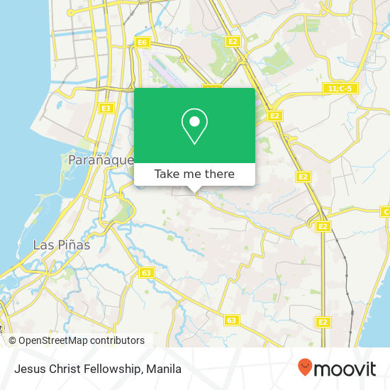 Jesus Christ Fellowship map