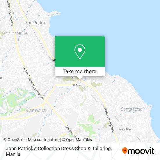 John Patrick's Collection Dress Shop & Tailoring map