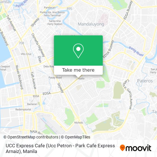 UCC Express Cafe (Ucc Petron - Park Cafe Express Arnaiz) map
