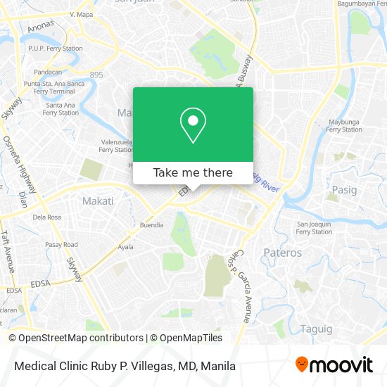 Medical Clinic Ruby P. Villegas, MD map