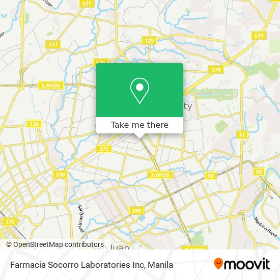 Farmacia Socorro Laboratories Inc map