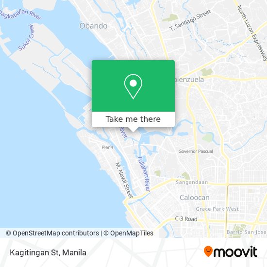 Kagitingan St map