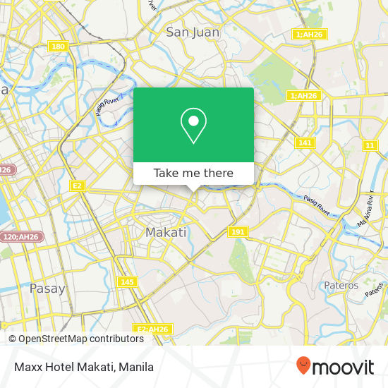 Maxx Hotel Makati map