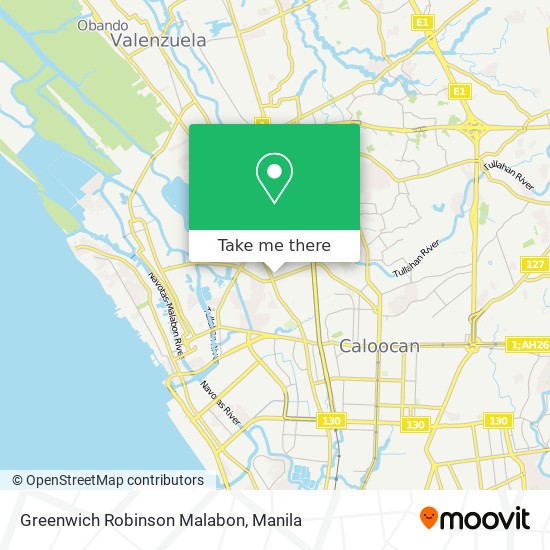 Greenwich Robinson Malabon map