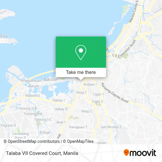 Talaba VII Covered Court map