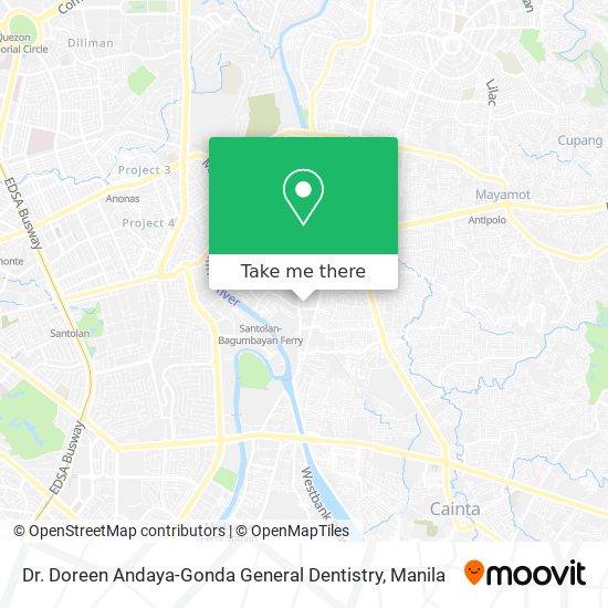 Dr. Doreen Andaya-Gonda General Dentistry map
