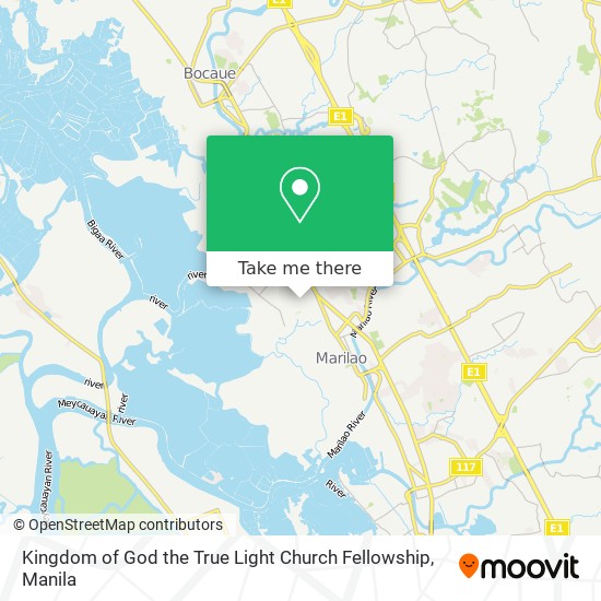 Kingdom of God the True Light Church Fellowship map