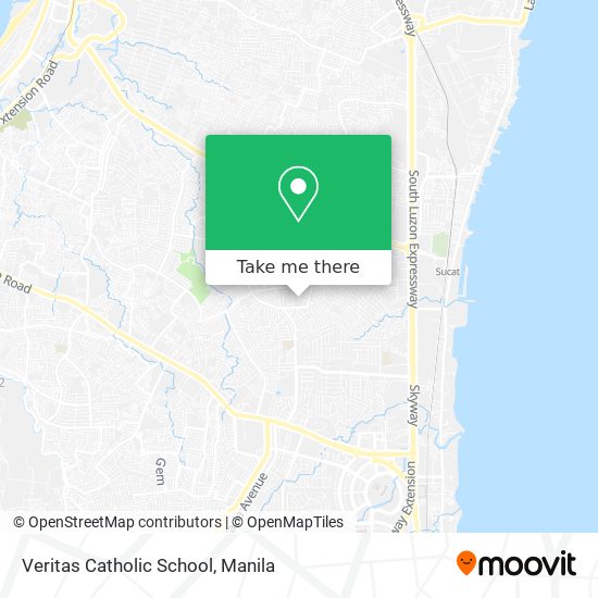 Veritas Catholic School map