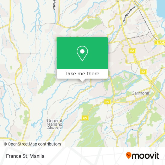 France St map
