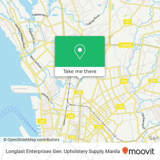 Longlast Enterprises Gen. Upholstery Supply map